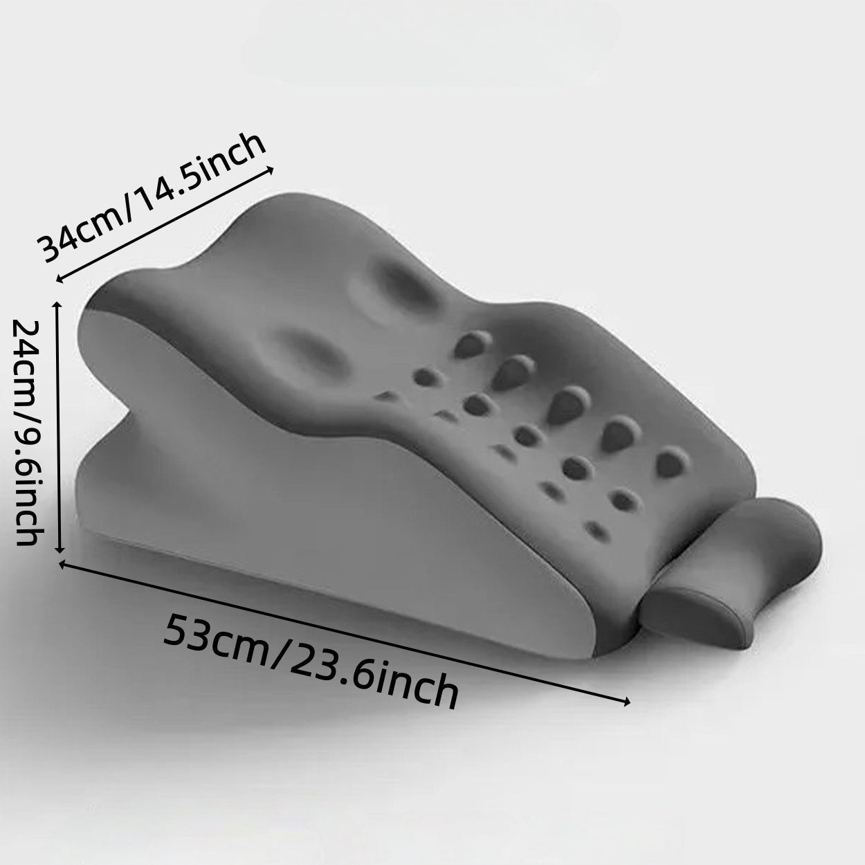 Ergonomic Memory Foam Wedge Pillow Machine Washable Cover