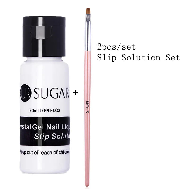 Semi-Permanent UV Hard Nail Extension Gel Varnish Set