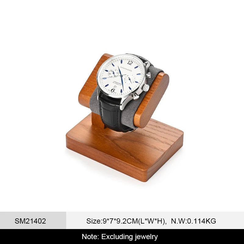 Solid Wood Watch Necklace Bracelet Display Stands