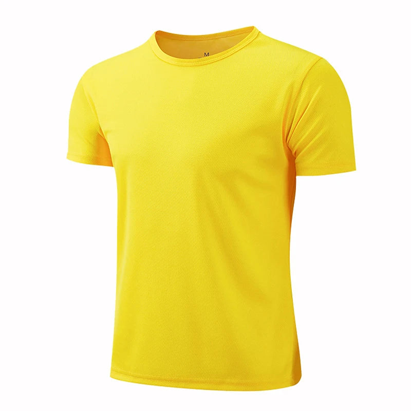 Men's Quick-Dry Compression Sports T-Shirts for Jogging and Gym Fitness
