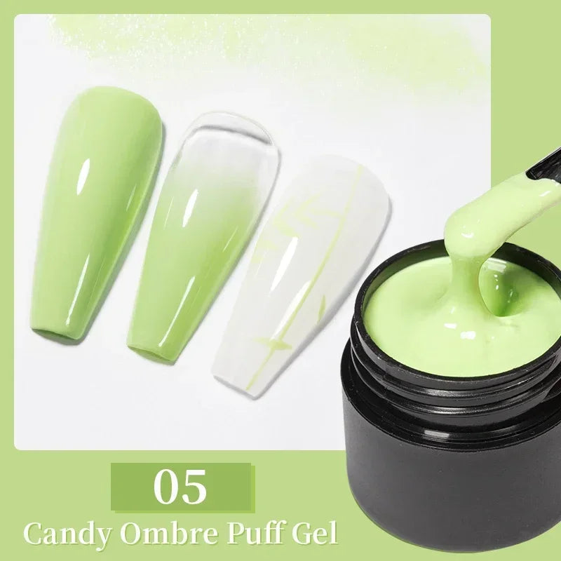 Glitter Poly Nail Gel Hema Free Semi-Permanent UV Nail Varnish