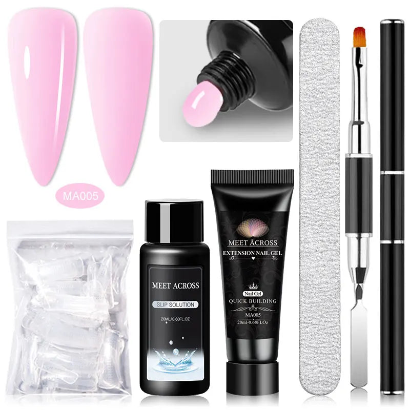 Manicure Extension Gel For Nails DIY Tool 5PCS/SET