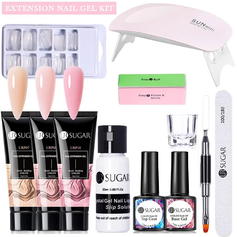 Acrylic UV Quick Building Gel Extension Nail Kit