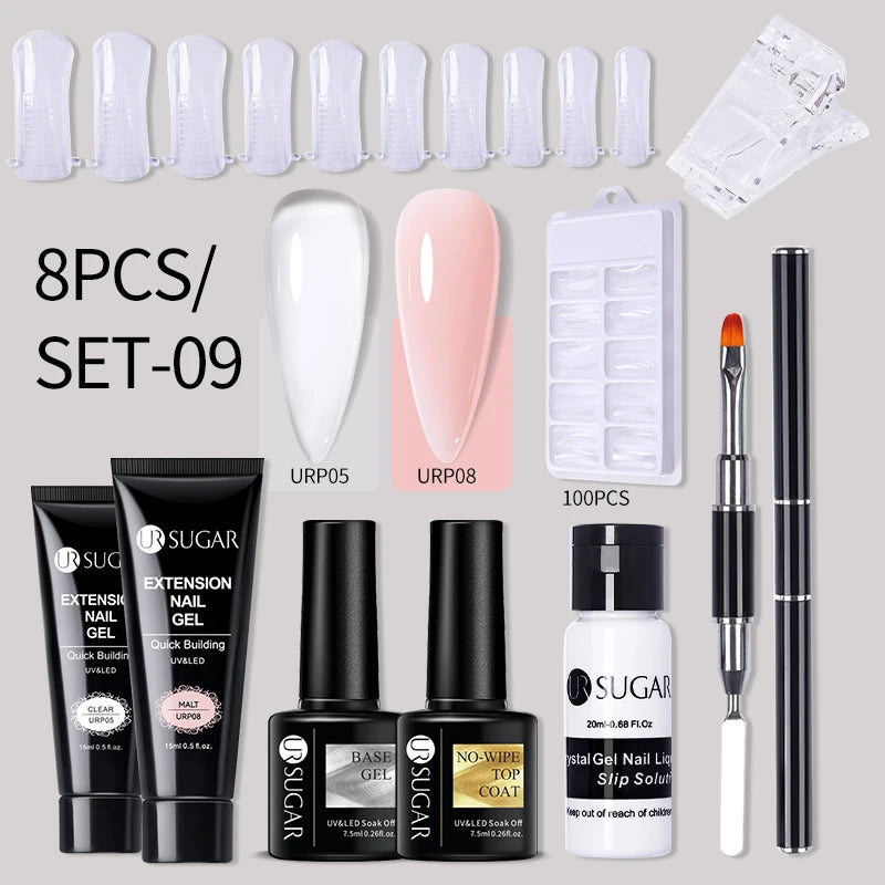 Acrylic UV Quick Building Gel Extension Nail Kit