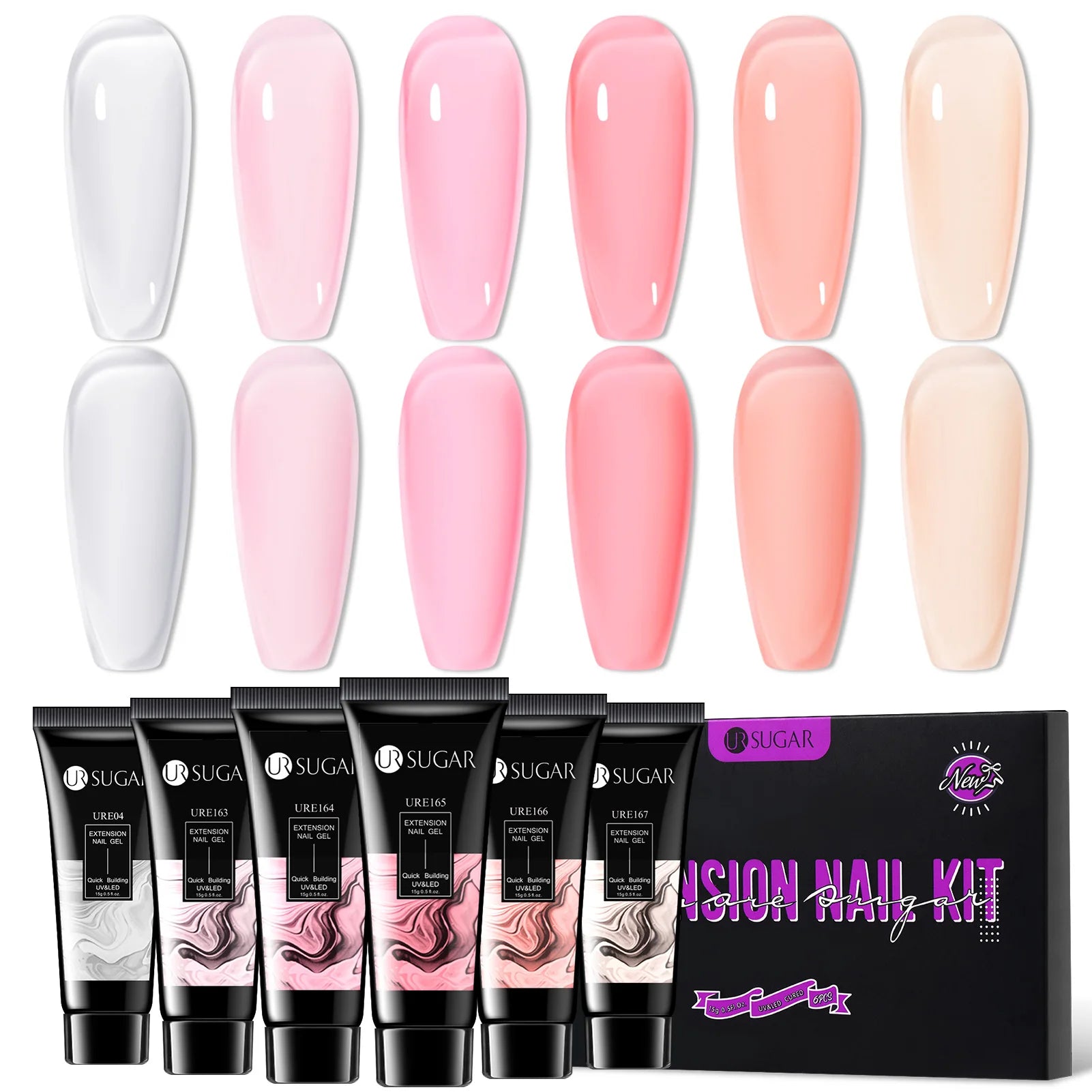Acrylic UV Quick Building Gel Extension Nail Kit