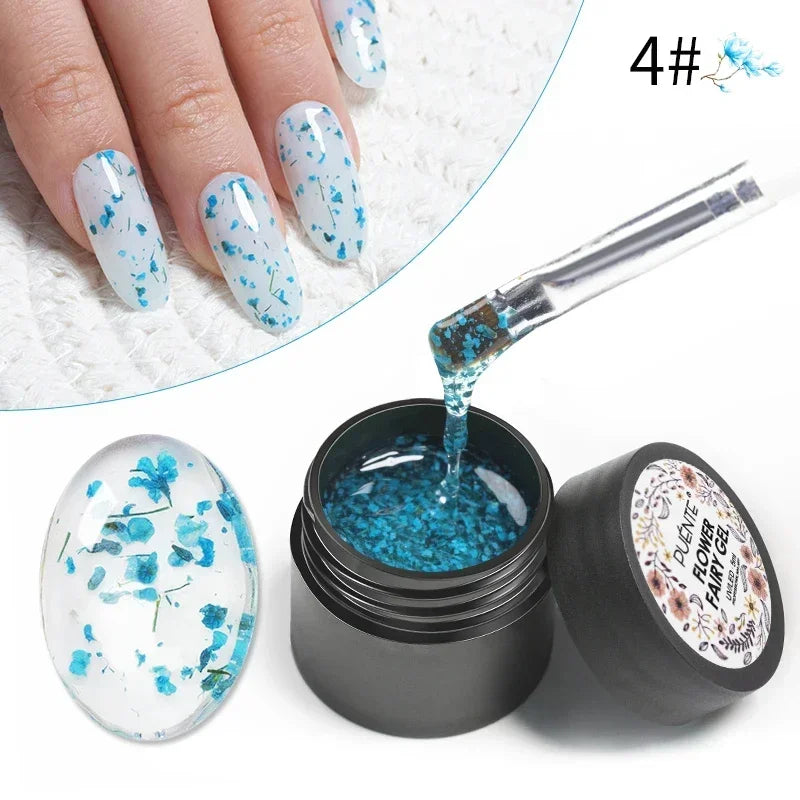 Glitter Poly Nail Gel Hema Free Semi-Permanent UV Nail Varnish