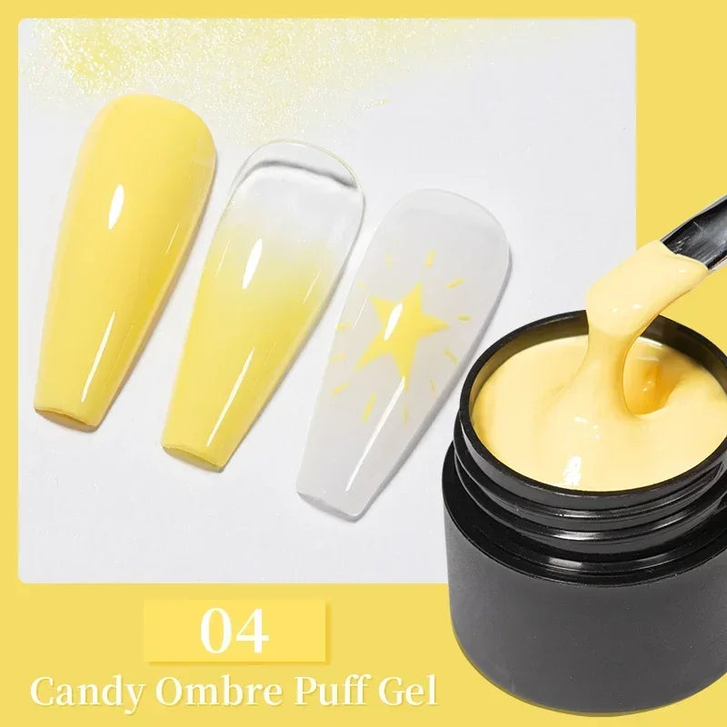 Glitter Poly Nail Gel Hema Free Semi-Permanent UV Nail Varnish