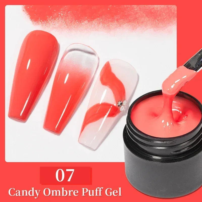 Glitter Poly Nail Gel Hema Free Semi-Permanent UV Nail Varnish