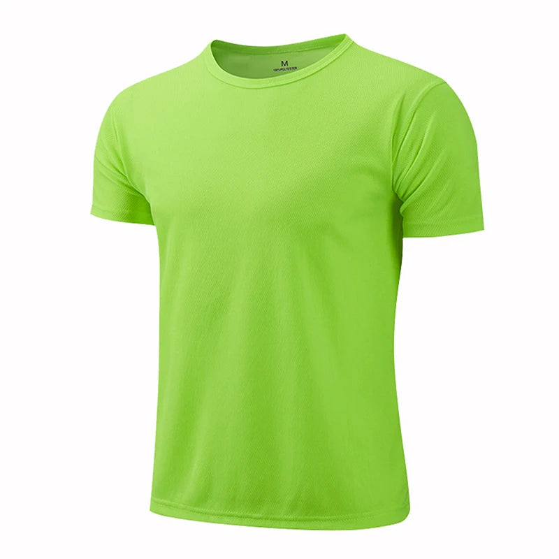 Men's Quick-Dry Compression Sports T-Shirts for Jogging and Gym Fitness