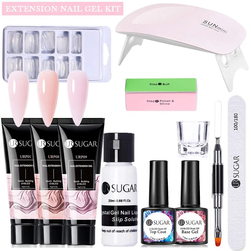 Acrylic UV Quick Building Gel Extension Nail Kit