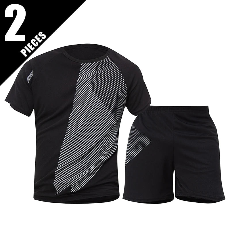Men's Quick-drying Short-sleeved T-shirt and Shorts Set