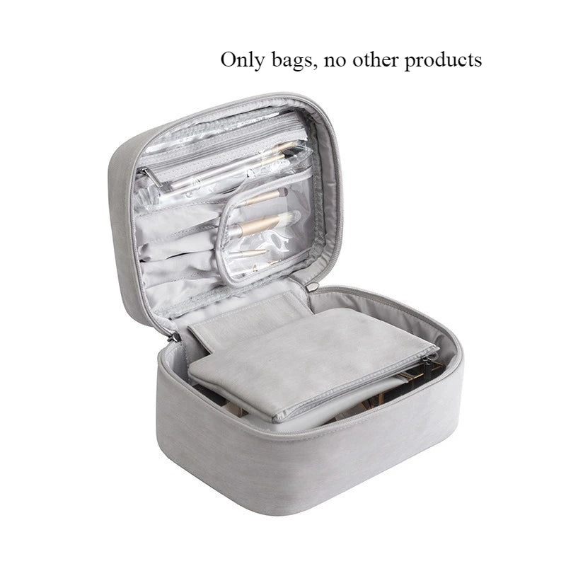 Double Layer Large Capacity Cosmetic Bag