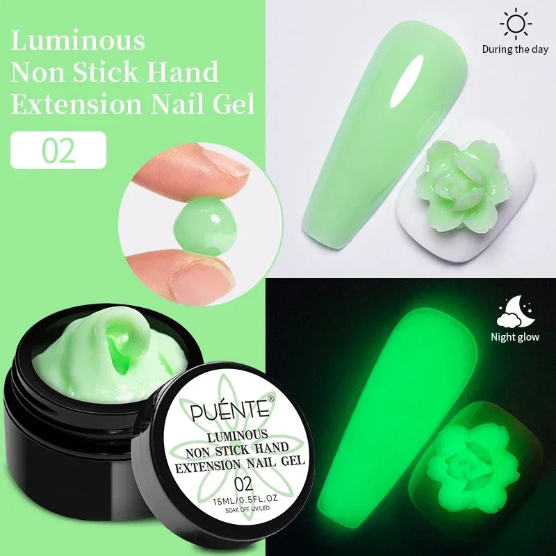 Glitter Poly Nail Gel Hema Free Semi-Permanent UV Nail Varnish