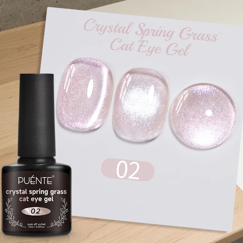 Glitter Poly Nail Gel Hema Free Semi-Permanent UV Nail Varnish