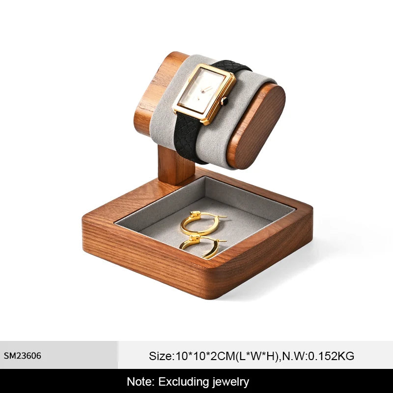 Watch Stand Wooden Jewelry Watch Display Storage Rack