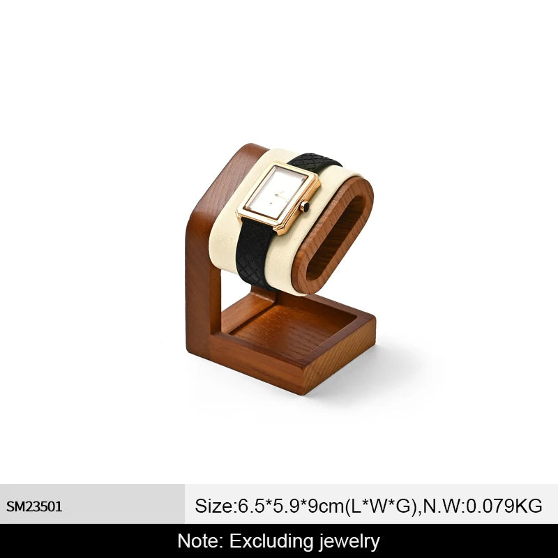 Watch Stand Wooden Jewelry Watch Display Storage Rack