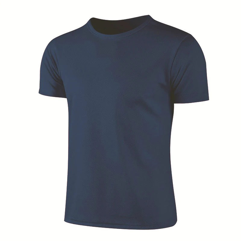 Men's Quick-Dry Compression Sports T-Shirts for Jogging and Gym Fitness