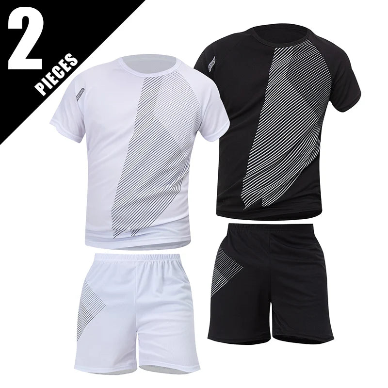 Men's Quick-drying Short-sleeved T-shirt and Shorts Set