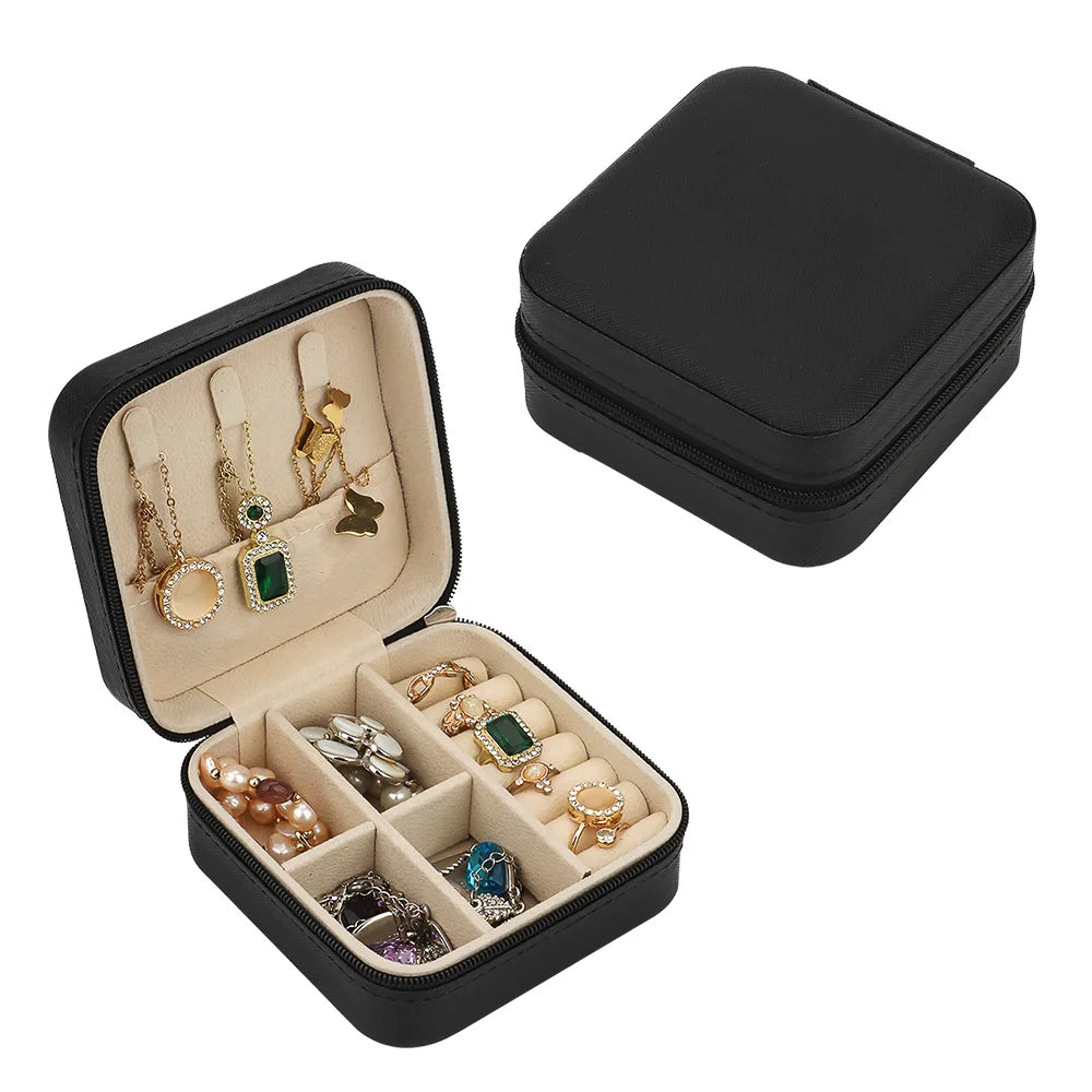 Portable Mini Jewelry Storage Box