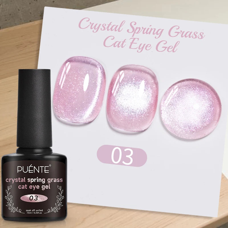 Glitter Poly Nail Gel Hema Free Semi-Permanent UV Nail Varnish