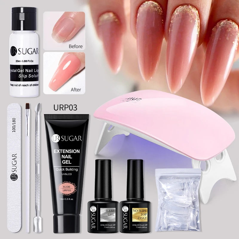 Acrylic UV Quick Building Gel Extension Nail Kit