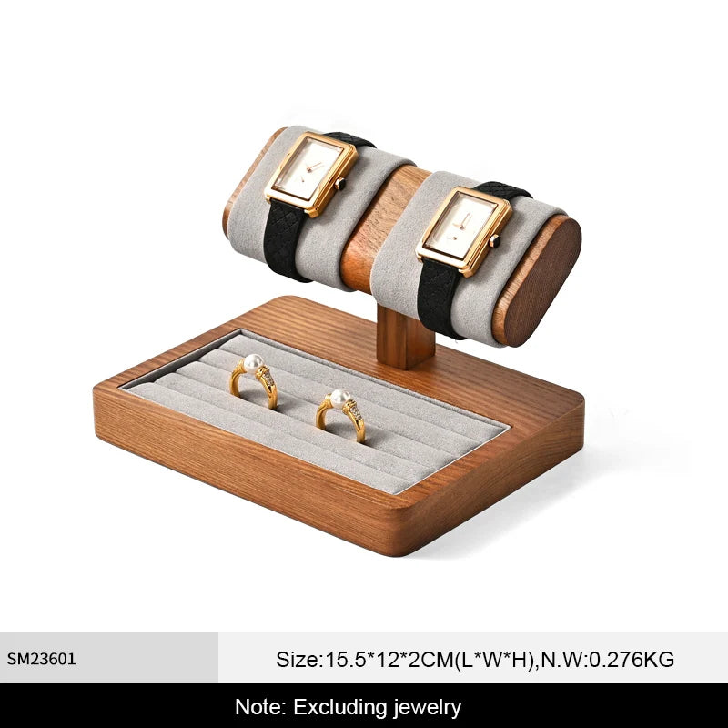 Watch Stand Wooden Jewelry Watch Display Storage Rack