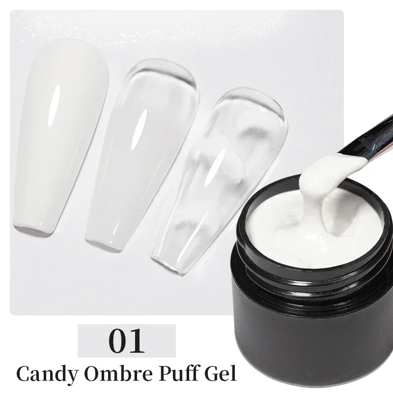 Glitter Poly Nail Gel Hema Free Semi-Permanent UV Nail Varnish