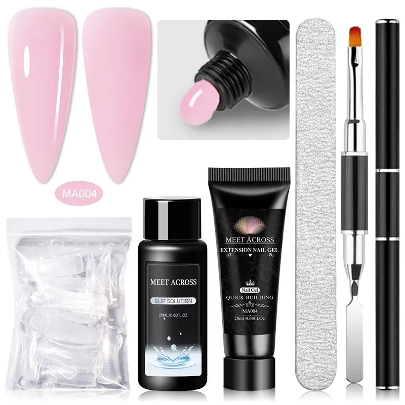 Manicure Extension Gel For Nails DIY Tool 5PCS/SET