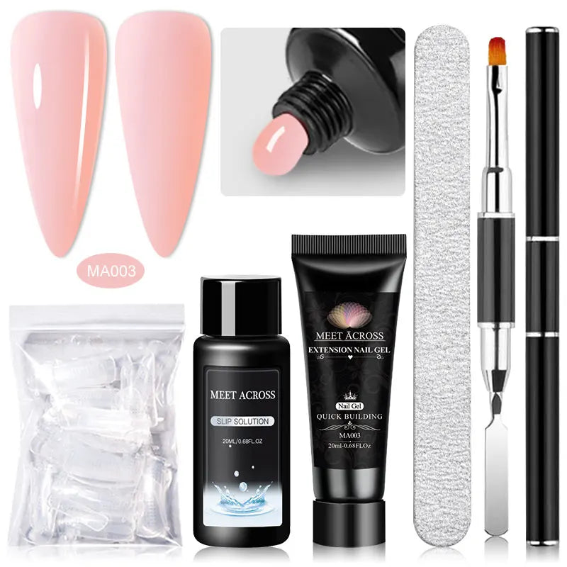 Manicure Extension Gel For Nails DIY Tool 5PCS/SET