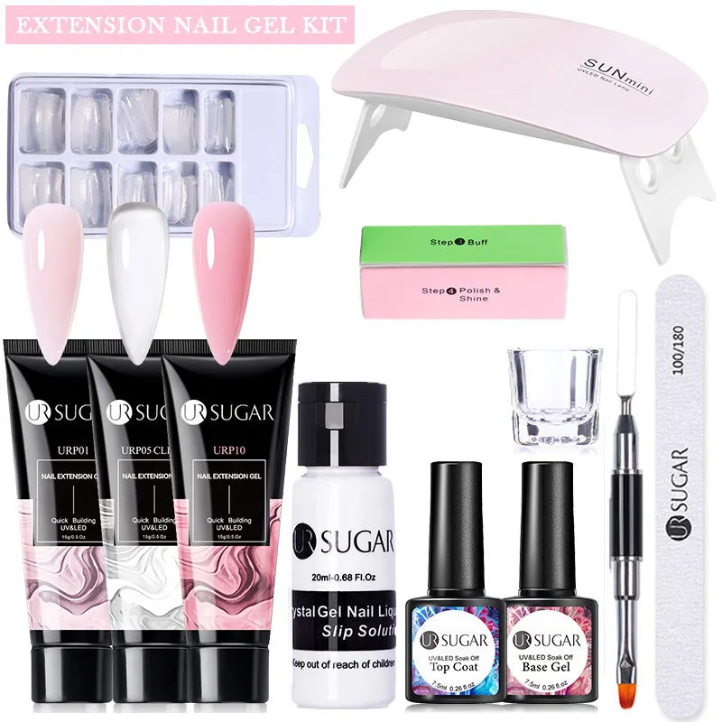 Acrylic UV Quick Building Gel Extension Nail Kit