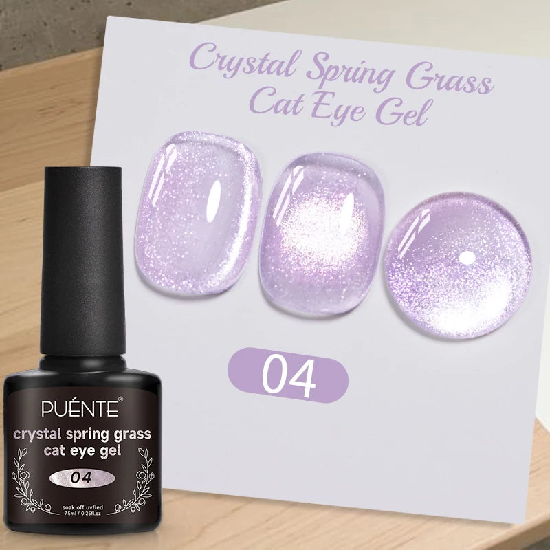 Glitter Poly Nail Gel Hema Free Semi-Permanent UV Nail Varnish