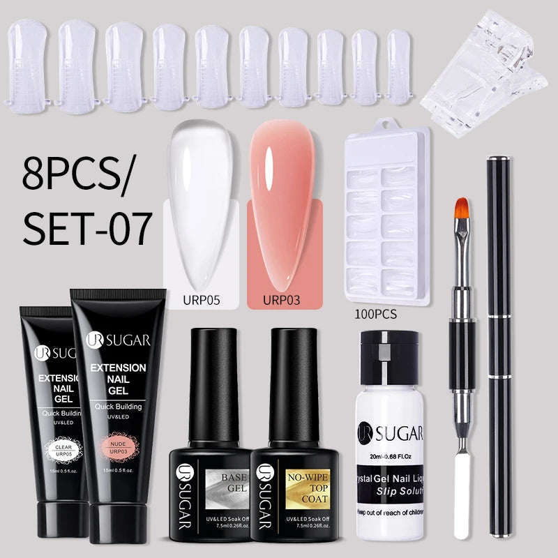 Acrylic UV Quick Building Gel Extension Nail Kit