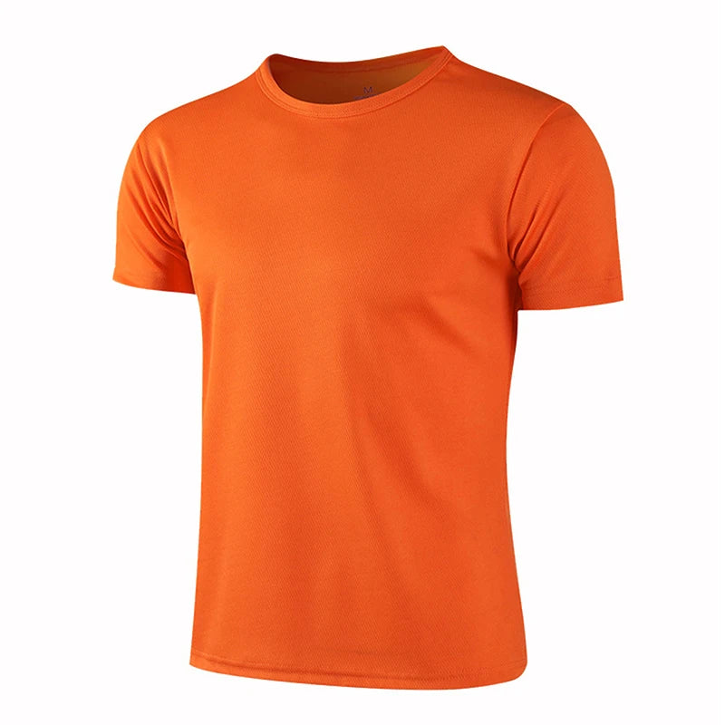 Men's Quick-Dry Compression Sports T-Shirts for Jogging and Gym Fitness