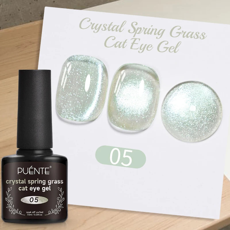 Glitter Poly Nail Gel Hema Free Semi-Permanent UV Nail Varnish