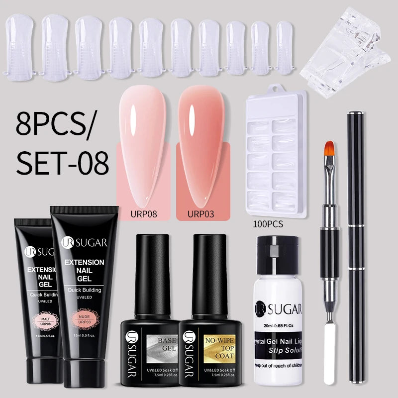 Acrylic UV Quick Building Gel Extension Nail Kit