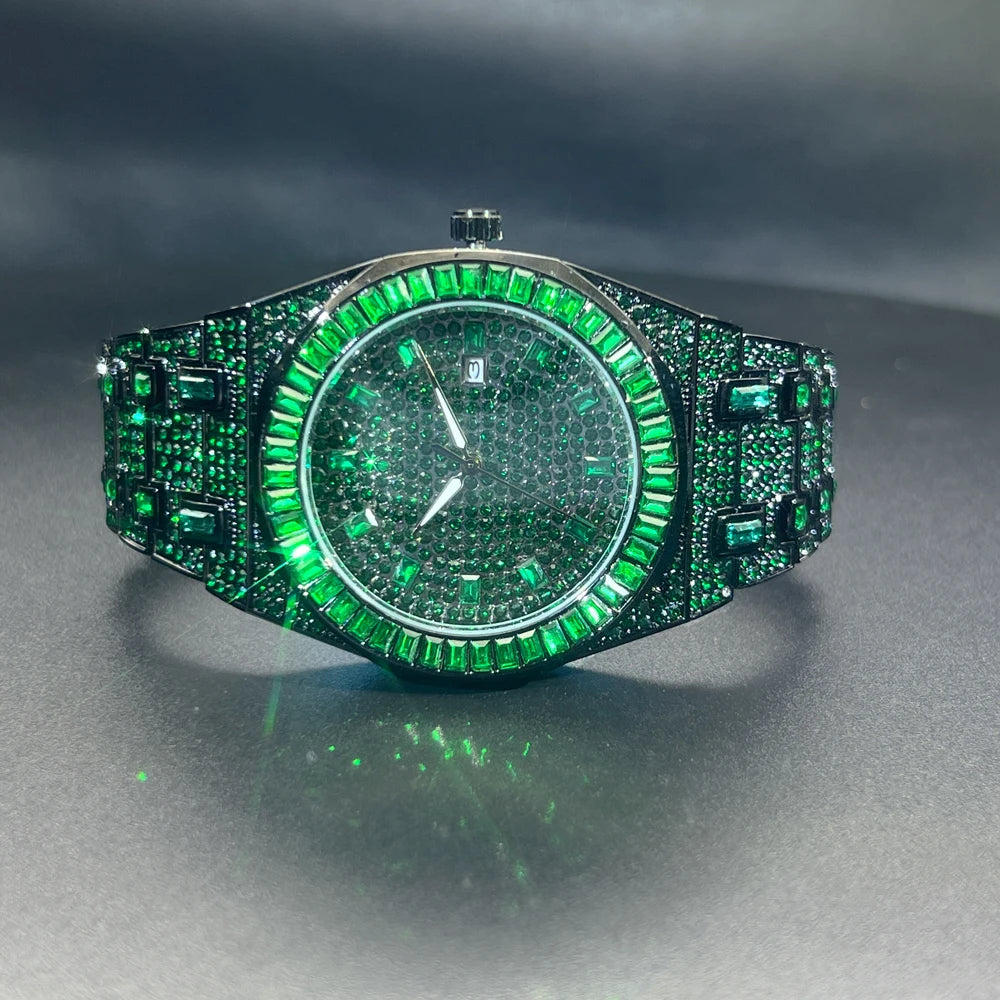 Classic Green Waterproof Timeless Elegance Men's Watch