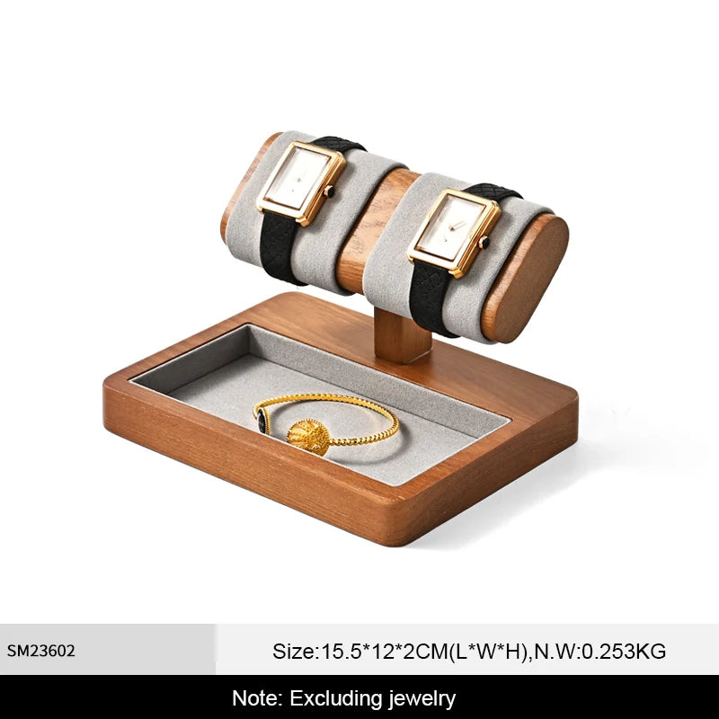 Watch Stand Wooden Jewelry Watch Display Storage Rack
