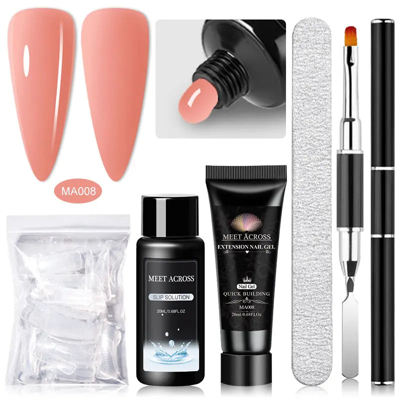 Manicure Extension Gel For Nails DIY Tool 5PCS/SET