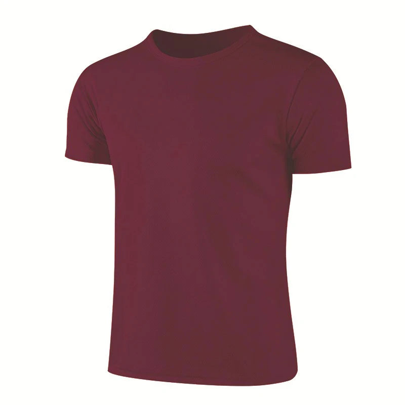Men's Quick-Dry Compression Sports T-Shirts for Jogging and Gym Fitness