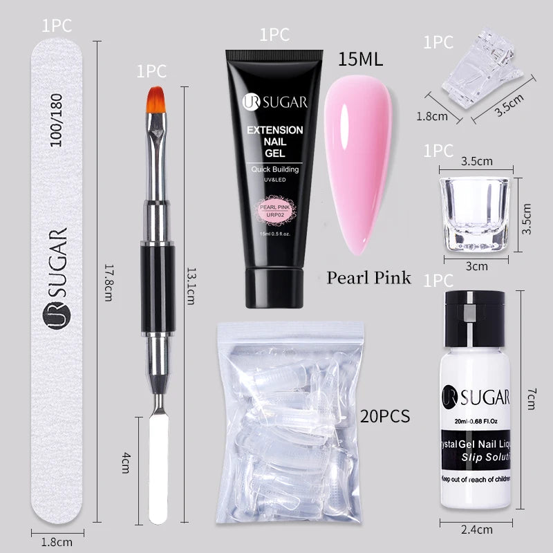 Acrylic UV Quick Building Gel Extension Nail Kit