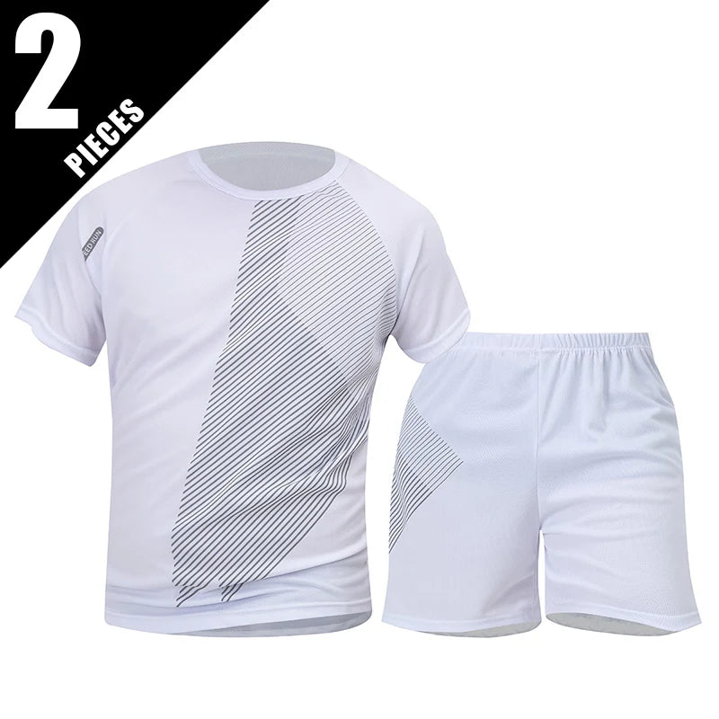 Men's Quick-drying Short-sleeved T-shirt and Shorts Set