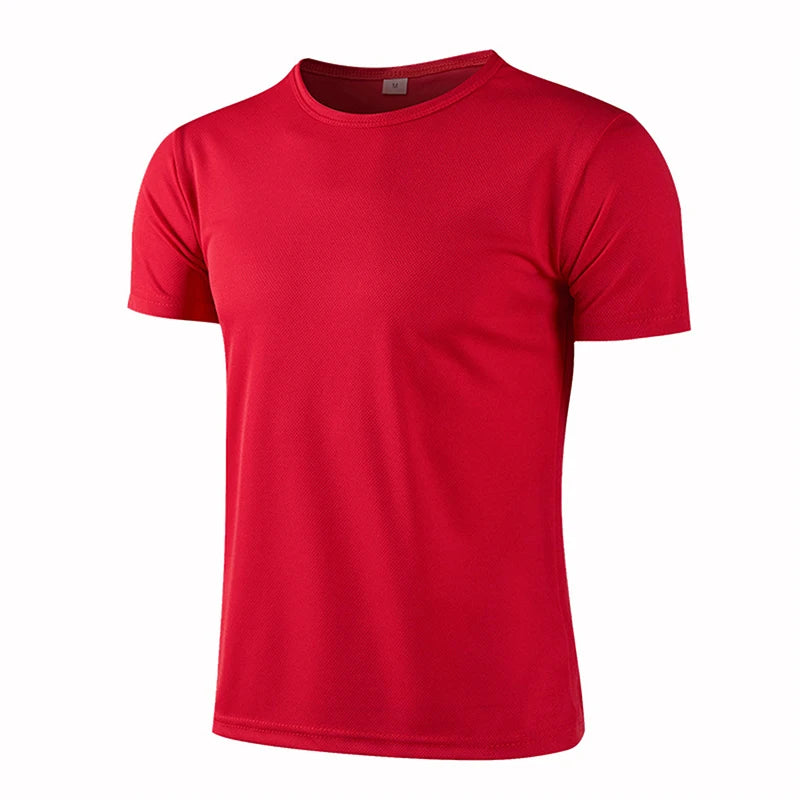 Men's Quick-Dry Compression Sports T-Shirts for Jogging and Gym Fitness