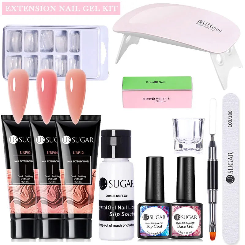 Acrylic UV Quick Building Gel Extension Nail Kit