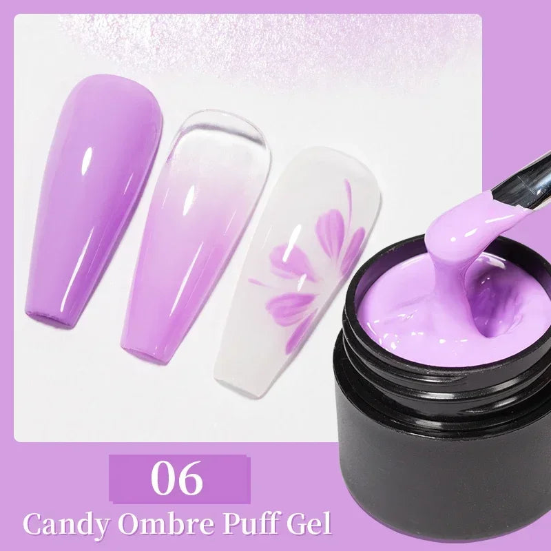 Glitter Poly Nail Gel Hema Free Semi-Permanent UV Nail Varnish