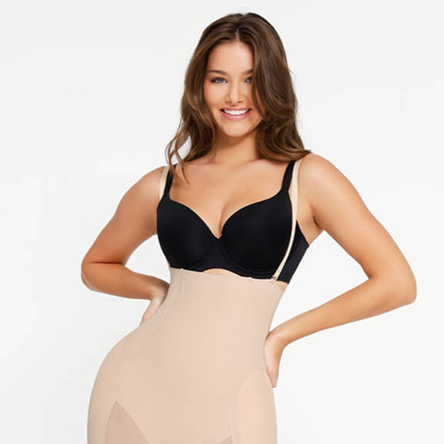 Wholesale Fitted high-waisted boxers with fake hips and crotch