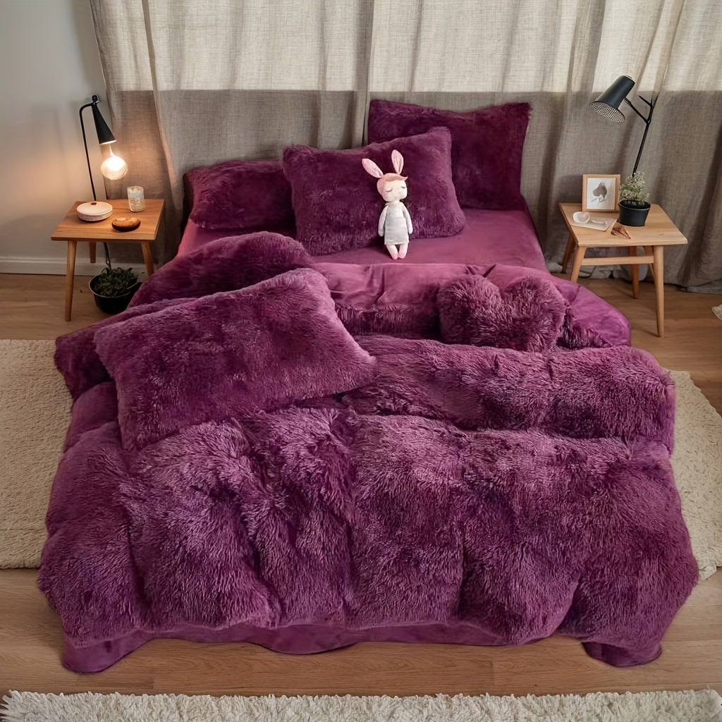 Luxury Duvet Cover Set - 4pcs Warm And Comfortable