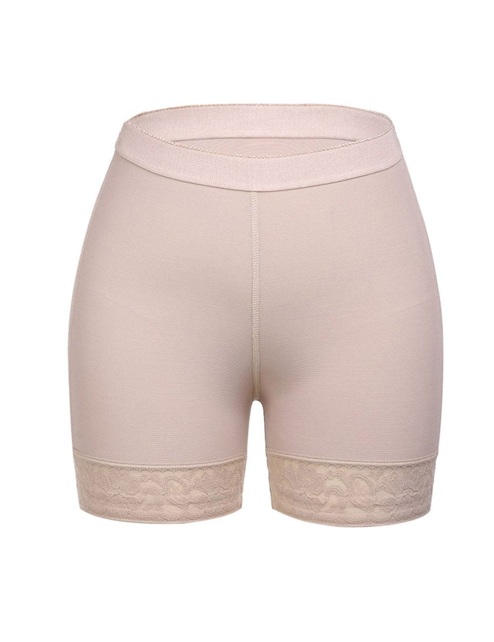 Wholesale Black Large Size Butt Lifter Tummy Control Lifting Panty Lace Hem