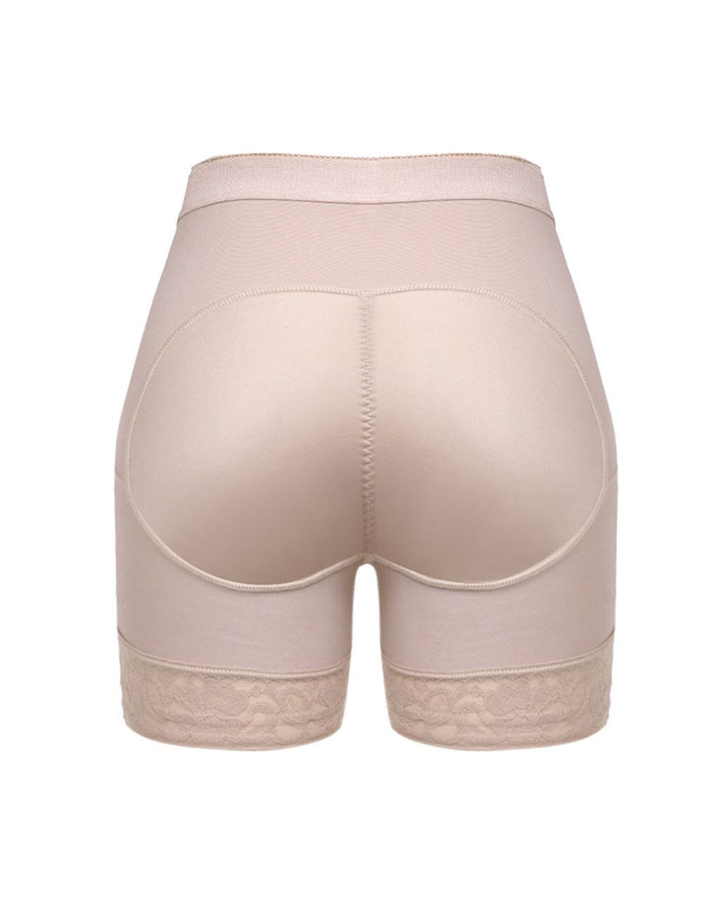 Wholesale Black Large Size Butt Lifter Tummy Control Lifting Panty Lace Hem