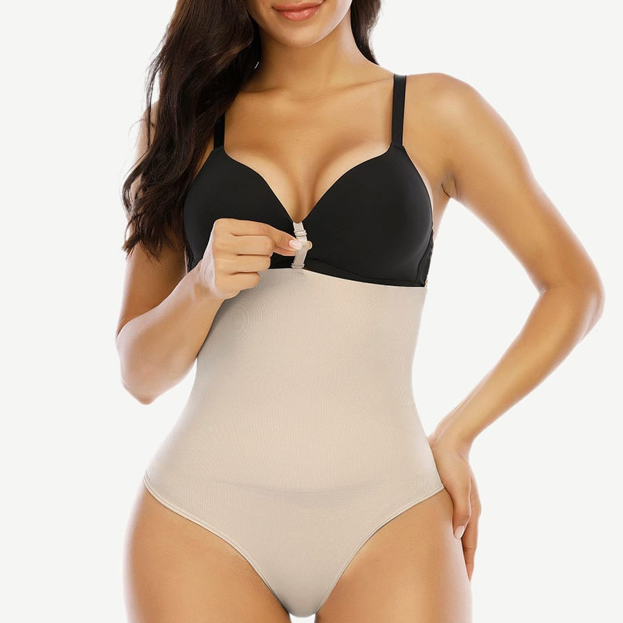 Wholesale Moderate Control Seamless Shaper Queen Size High Cut Figure Shaping