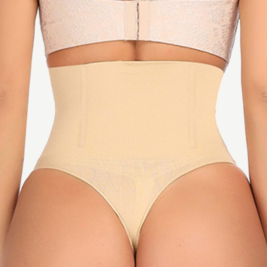 Wholesale Seamless 4 Steel Bones Shapewear Thong Natural Shaping